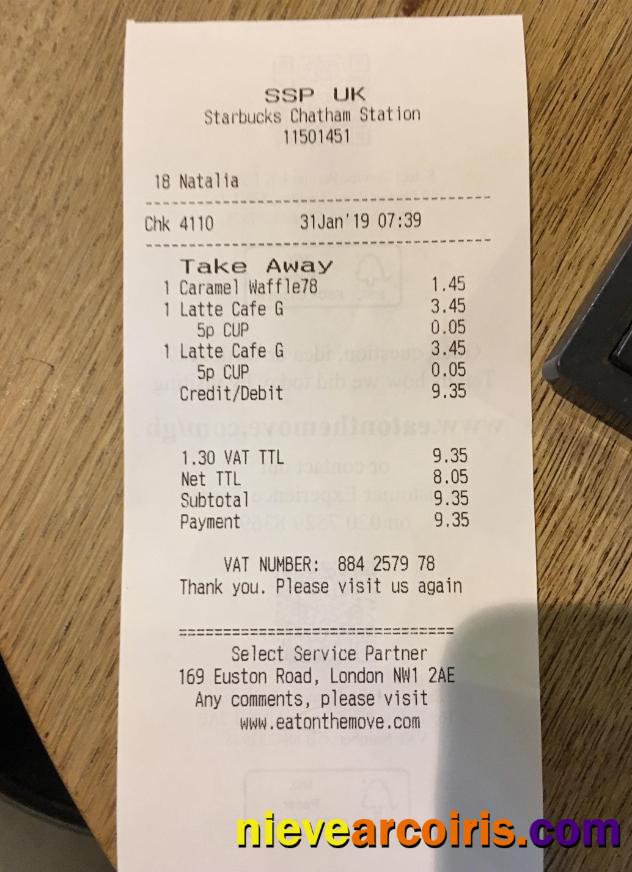 Starbucks company payment check